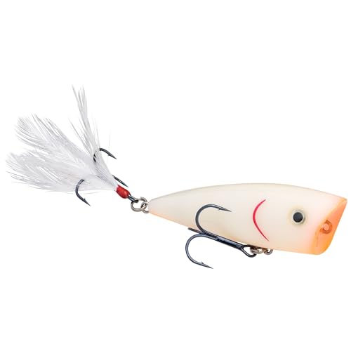 Strike King KVD Splash Jr Fishing Lure, Topwater Popper, Bone