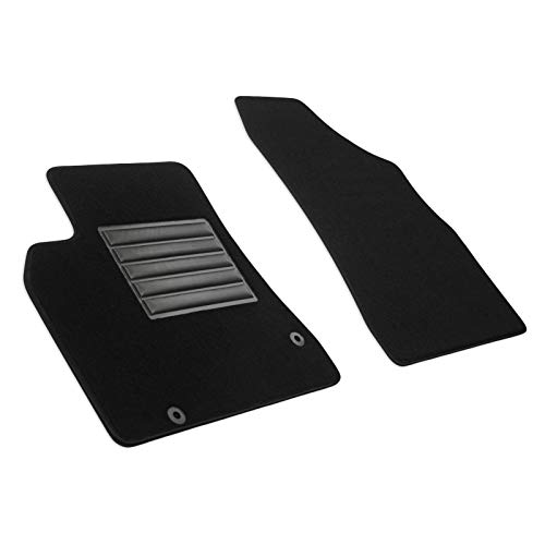 MDM SP-4176 Fußmatten Velours Autoteppich passend für Citroen Berlingo van 2008>11.2018, black