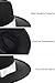 BABEYOND 1920s Fedora Hat for Men Gatsby Wide Brim Fedora Hat Felt Panama Cap with Band for Women Men Black
