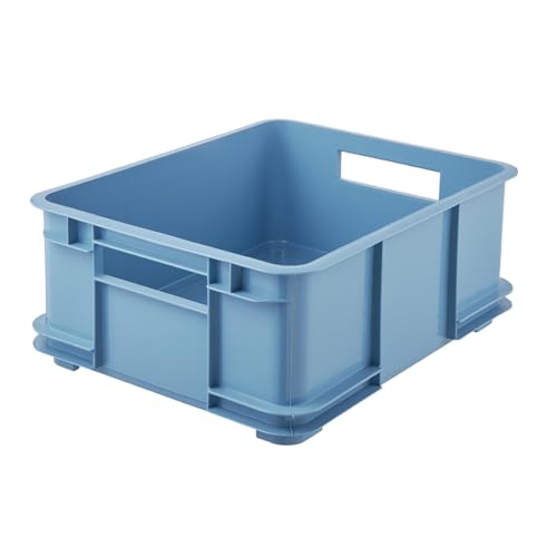 Caja de almacenamiento EURO-BOX, colección Bruno ECO, tamaño L, 43x35x17,5, ECO Azul
