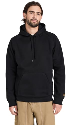 Carhartt WIP Chase Hoody schwarzgold, M Herren