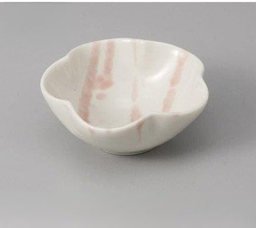 セトモノホンポ(Setomonohonpo) Set of 5, Small Size, Light Yuzu Topper, Pink Flow, 3.6 inches (9.2 x 9 x 3.2 cm), Japanese Tableware, Restaurants, Commercial Utensils, Tableware