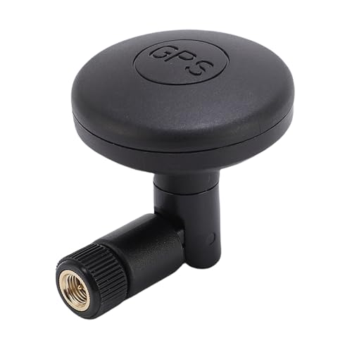 Zunate - Zunate High Gain Ceramic GPS Mushroom Antenna with SMA Connector,Foldable GPS Antennae, Anti Interference for Vehicles, Boats, Drones, Marine Outdoor Navigation