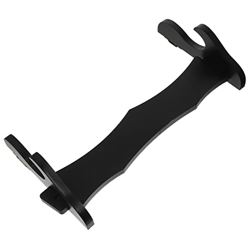 Toddmomy Metal Wall Shelves Sword Stand Wall-mounted Flute Holder Sword Display Rack for Home