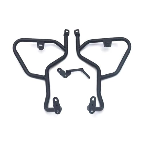 Crash bar pour Zontes 703F : barre de protection noire supérieure pour le cadre de moto ZT700F