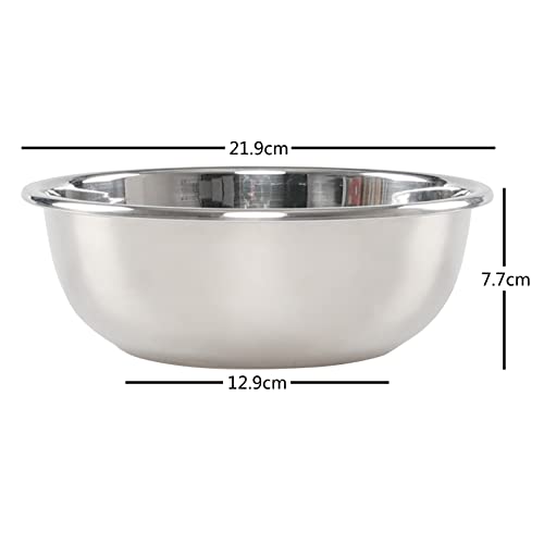 Set de 6 tazones de acero inoxidable para mezclar miniatura 2