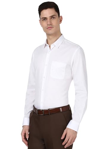 Image of Peter England Men's Cotton Print Slim Fit Shirt