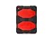 Griffin Survivor All-Terrain iPad 9.7-inch Case with Stand - Impact-Resistant and Rugged Design, Red/Smoke