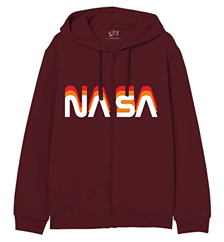 Image of minicult Cotton Hooded Jacket with Zip and Placement Print (Pack of 1)