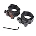Thorn Tactical Scope Mount 30mm Scope Rings Heavy Duty Medium Profile for Picatinny Rail Pair