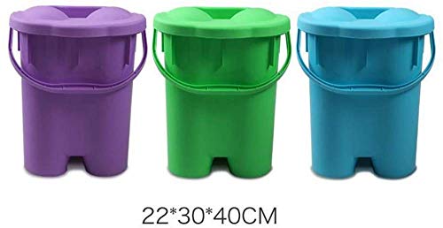 Spa de pies con cubierta y masaje, 20L plástico azul miniatura 3