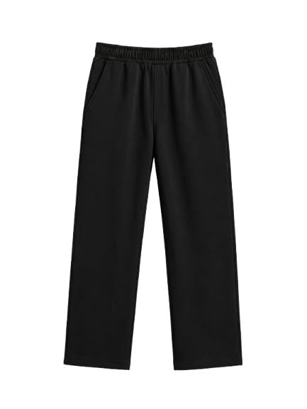 WROGN Men's Cotton Blend Knit Joggers | Solid | Loose Fit in neutral