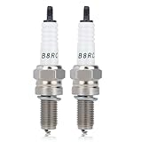 Wetenex CR8E Spark Plug for Yamah YFZ450 YZ250F YZ450F 2004-2009 94701-00411 92070-0019 NGK CR8E 1275 Spark Plug (2 PACK)