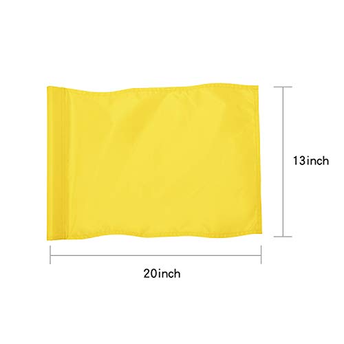 image for KINGTOP Solid Golf Flag with Plastic Insert, Putting Green Flags for Y