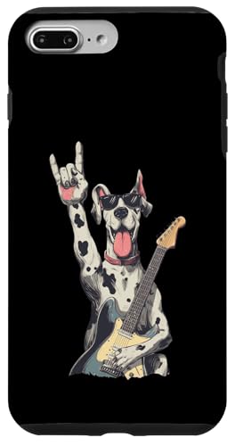 �O���[�g�f�[�� �h�b�O �M�^�[ �\�� ���b�N�X�^�[ ���b�N ���^�� �O���t�B�b�N �V���[�v �X�}�z�P�[�X iPhone 7 Plus/8 Plus �p