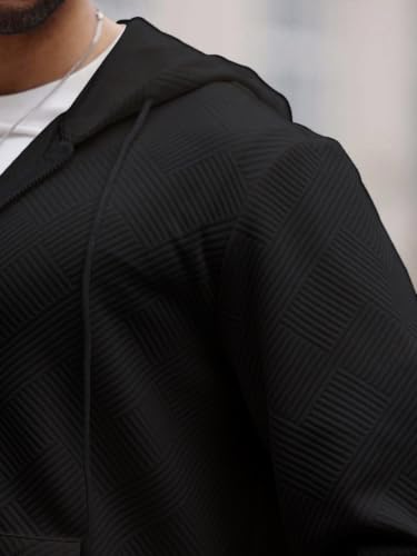 Image of GRECIILOOKS Hoodie for Man | Zipper Hoodies for Men Stylish | Sweatshirt for Mans | Sweater for Man's | Sweater for Men Winter Wear (Available in Plus Sizes) Polycotton