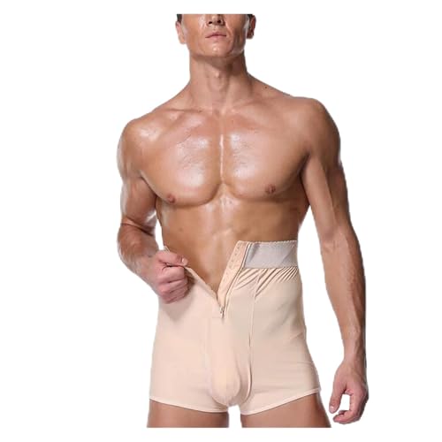 Pantalones cortos moldeadores para hombre con faja reductora de abdomen