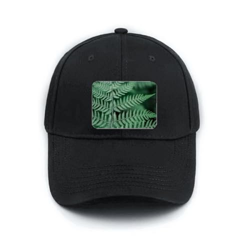 Chapeau nature photographie réglable avec visière rigide et coupe classique de baseball noir