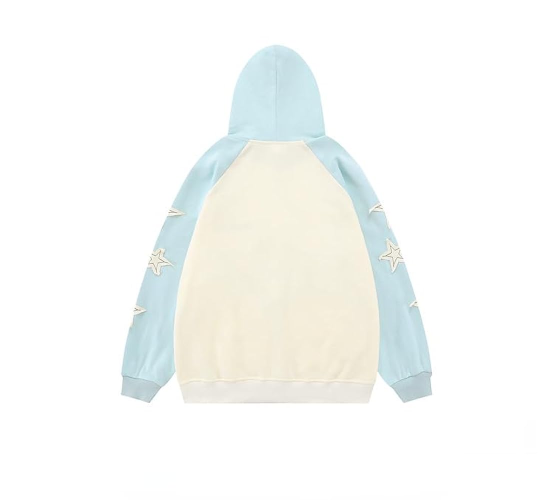 トップス GAKKIN DIED HANABATSU ZIP HOODIE Feigujin Women Kawaii Anime Hoodie Cute Star Wing Graphic