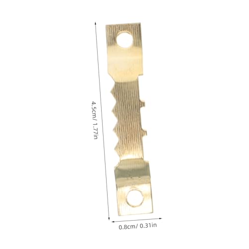 Image of Cabilock 1 Set Sawtooth Picture Hangers with Screws Concealed Hook Design for Easy Installation Multiuse Hardware for Hanging Frames Photos Clocks and Tools Rvs and Trucks