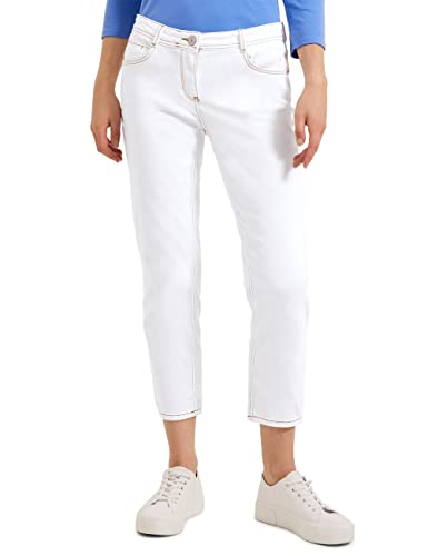 CECIL Damen B376483 7/8 Jeanshose, White, 32