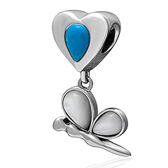 Love Angel Charm wth Turquoise