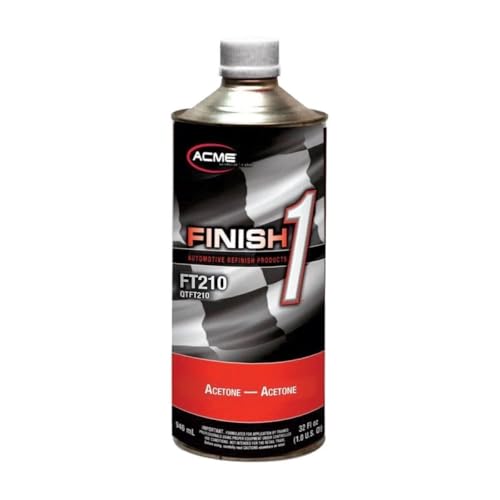 Finish 1 Automotive Refinish Products FT210-4 Solvent Based Reducer, 1 qt Can, Liquid