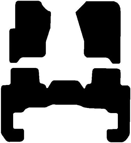 Land Rover LR3 Simplex Carpeted Custom-Fit Floor Mats - Black - 3 PC Set - (2005 2006 2007 05 06 07)