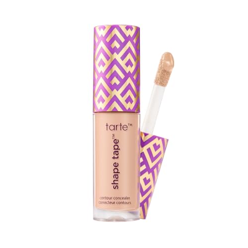 Image of tarte shape tape concealer - Full-Coverage Creaseless Soft Matte Finish, Brightening Under-Eye & Face Makeup, 16hr Longwear, Vegan & Cruelty-Free