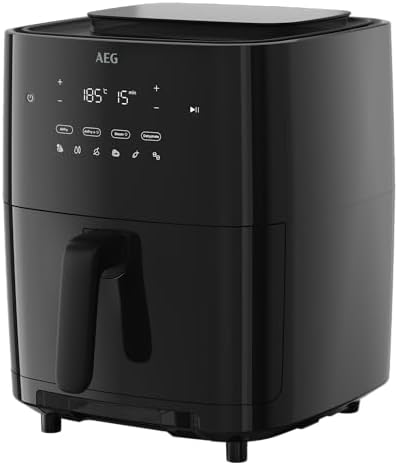 AEG AAF7SB Freidora de Aire sin Aceite, 6,9 L, Airfryer con 10 Pr...
