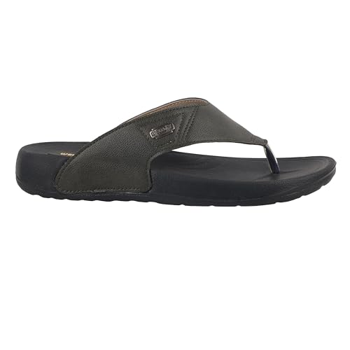 Image of WELCOME Soft Men's Slippers with Cushion FootBed for Adult | Comfortable & Light Weight | Stylish & Anti-Skid | Waterproof & Regular Flip Flops for Gents /Boys