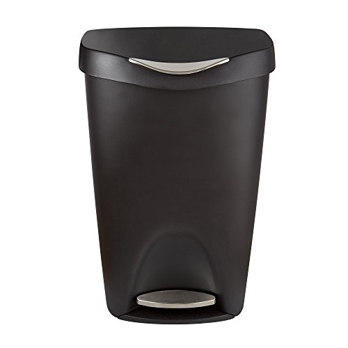 Umbra 084200-047 Brim Step On Trash Can, Black, 13 Gallon #TOP7
