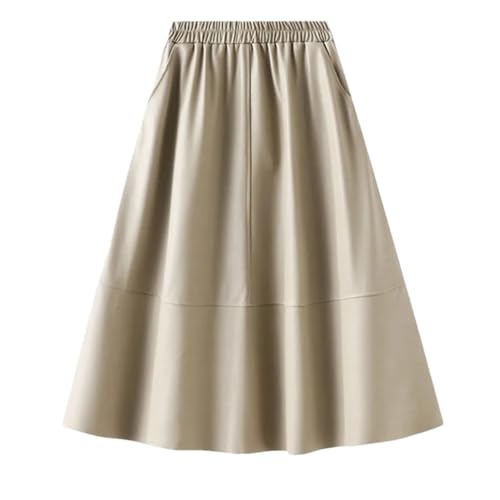 Jupe parapluie en cuir PU pour femme pour affronter le froid