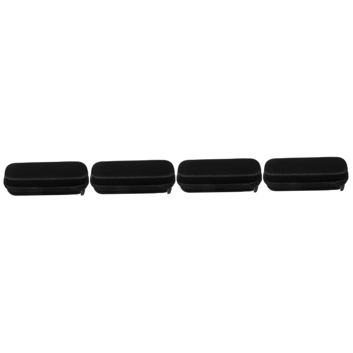 CALLARON Estuche De Viaje para Cepillos De Y Pasta De 4 Unidades Color Negro