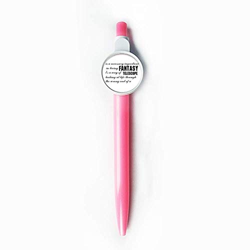 Stylo à bille rétractable bleu Fantasy idéal pour le bureau et la rentrée