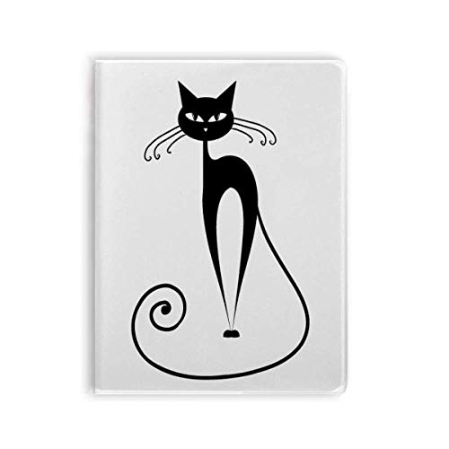 Carnet chat noir compagnon d'écriture pour votre bureau