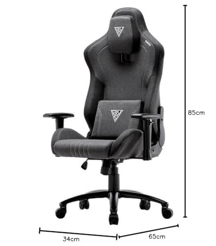 CADEIRA GAMER GAMDIAS CINZA E PRETO ZELUS M3 WEAVE LB glide