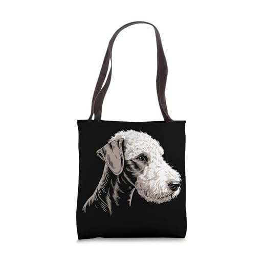 Mom Dad of a Bedlington Terrier Dog Owner Hiking Lover Tote Bag