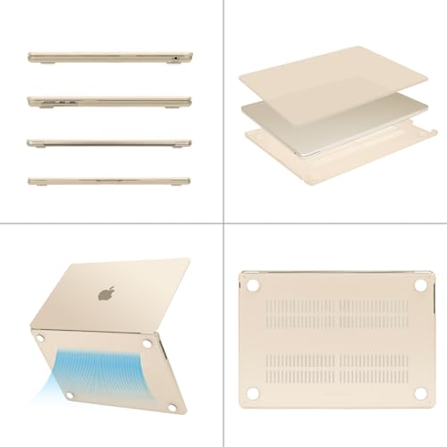 Image of MOSISO Compatible with MacBook Air 15 inch Case M4 M3 M2 2025 2024 2023