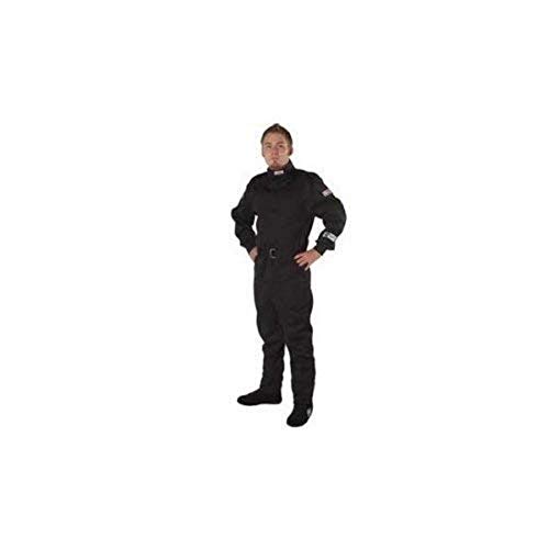Automotive G-Force Racing Gear G-Force 4127MEDBK GF 125 Black Medium Single Layer Racing Pants