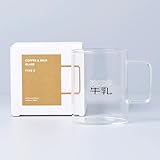 珈琲牛乳のグラス（消え文字グラス） (Cタイプ（耐熱マグ・日本語ロゴ）)（特許取得済み）