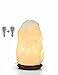 Produktbild SalNatural Weiß HALIT Salzlampe (Salzkristalllampe bekannt als Himalaya Salz) aus der Salt Range Punjab, Pakistan. Salzsteinlampe incl.1.5m Kabel mit Lampenfassung & Schalter + 2x Leuchtmittel 15W