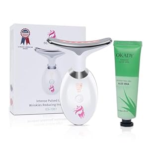 Red Light Therapy for Face, Facial Massager, Skin Tightening & Anti-Aging Face Lift Device, True Beauty Glow Facial Massager, 7-in-1 LED Facial Sculptor