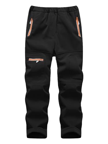 Yenwits Kinder Softshellhose gefüttert Skihose wasserdicht...