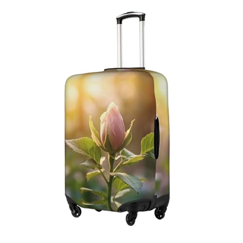 Budding roses Print Pretty Practical Washable Carry on Luggage Sleeve Large Suit Case Cover2