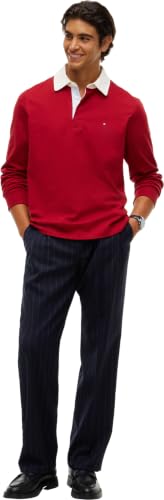 Tommy Hilfiger Herren Essential Solid Rugby Mw0mw44969 Andere Sweatshirts, Regatta Red, XXL – Ansicht 4