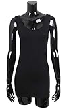 Emma & Giovanni - Damen Oversize Oberteile Tshirt/Pullover (2 Stück) / Made In Italy, XL-XXL, Schwarz