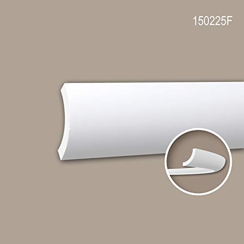 Cornisa flexible moldura techo poliuretano Profhome 150225F pretratada 200cm 3
