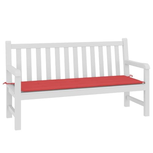 Coussin pour banc de jardin rouge idéal pour aménager votre terrasse - 4