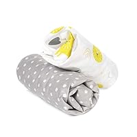 Set Di 2 Lenzuola Per Navicella O Seggiolino Auto - 100% Cotone, 35x75 Cm, Con Angoli Elasticizzati - Foto 8